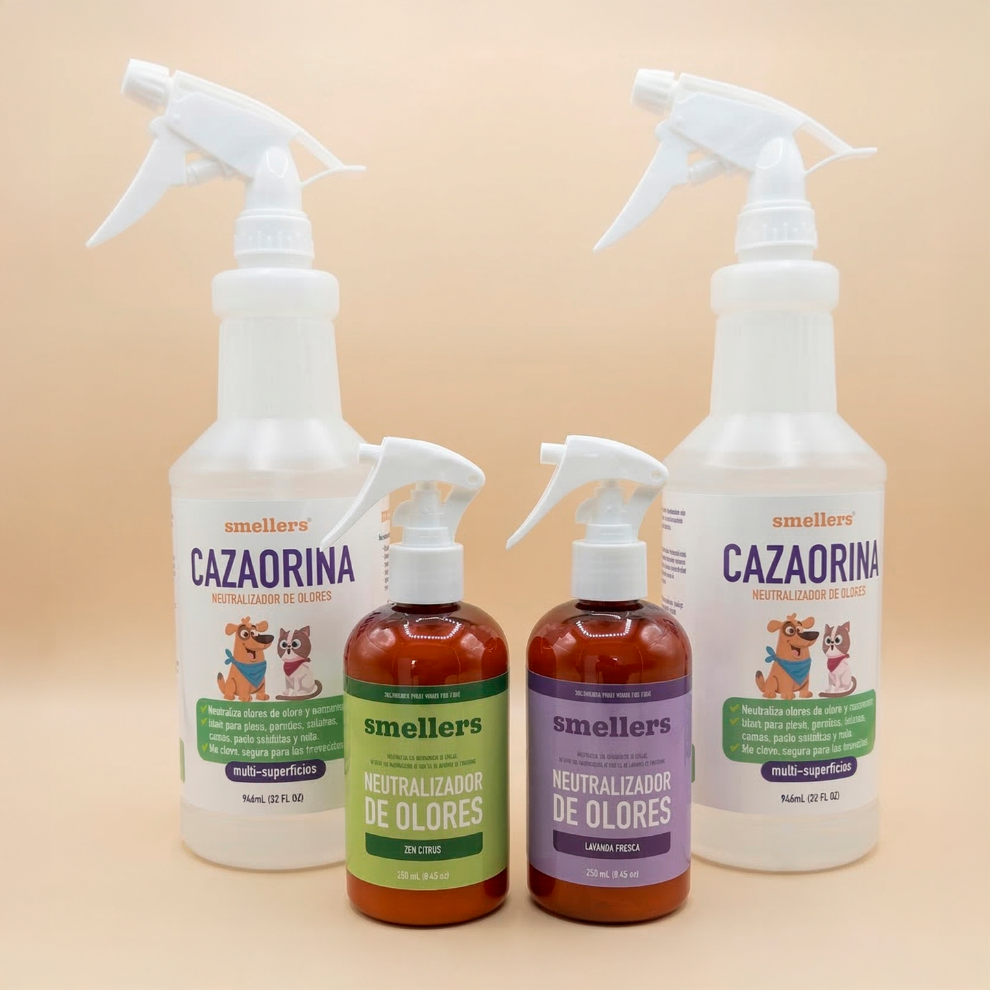 🤩 Elige 2 Cazaorina + 2 Neutralizadores